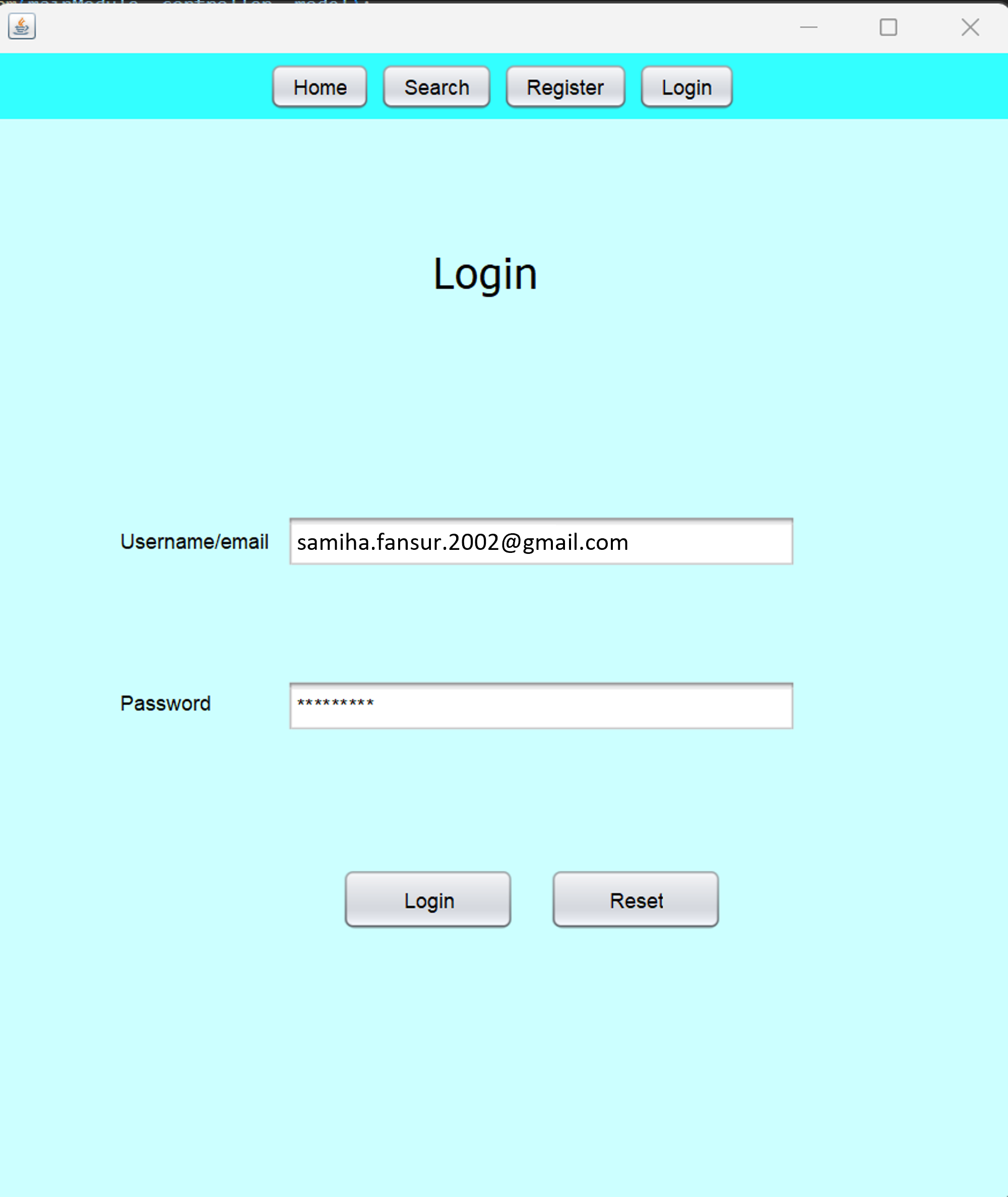 Login Page